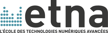 Logotype de l'Etna, l'école des technologies numériques avancées.