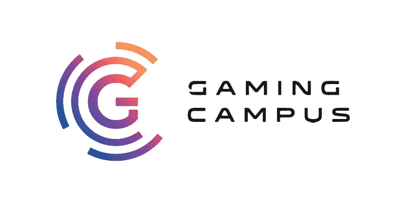 Logotype de Gaming Campus, école des métiers du jeux video